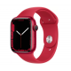 Apple Watch Series 7, 45 мм, корпус из алюминия красного цвета, спортивный ремешок (PRODUCT)RED