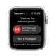 Apple Watch SE, 44 мм, корпус из алюминия серебристого цвета спортивный ремешок цвета «синий омут»