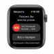 Apple Watch Nike SE, 44 мм, корпус из алюминия цвета «серый космос» спортивный ремешок Nike цвета «антрацитовый/чёрный»