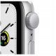 Apple Watch SE, 40 мм, корпус из алюминия серебристого цвета, спортивный ремешок белого цвета