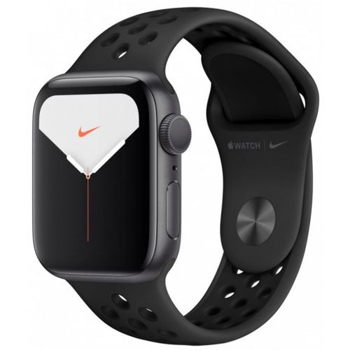 Apple Watch Nike Series 5, 44 мм, корпус из алюминия цвета «серый космос», спортивный ремешок Nike цвета антрацитовый/черный (серый космос)