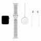 Apple Watch Nike Series 5, 44 мм, корпус из алюминия цвета «серебристый», спортивный ремешок Nike цвета чистая платина/черный